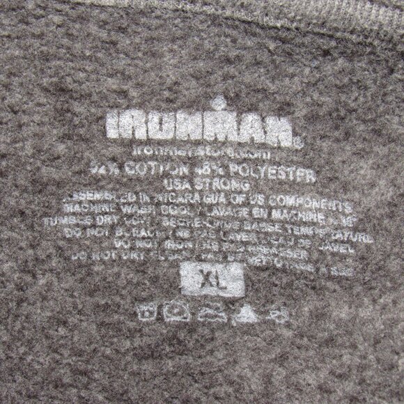 Ironman Tri Cities Washington 70.3 2024 Gray Hoodie Sweatshirt Women's XL XLarge - Picture 8 of 8